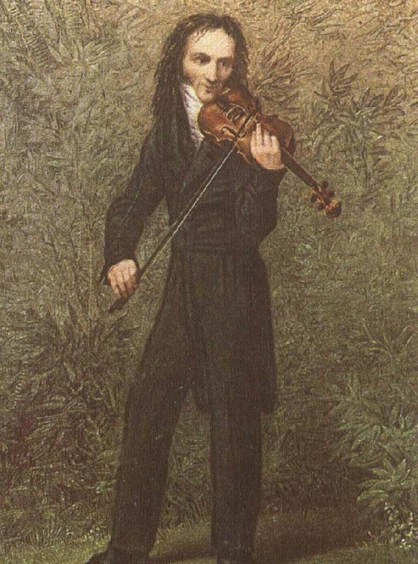 georges bizet the legendary violinist niccolo paganini in spired composers and performers oil painting image